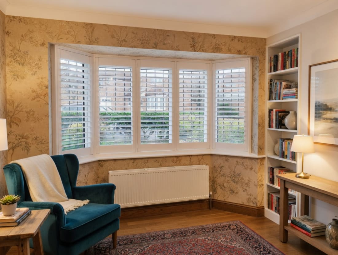 Bay Window & Shaped Shutters